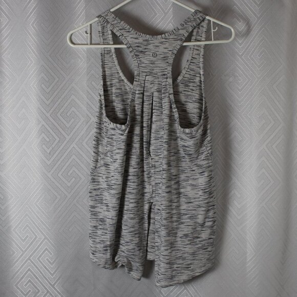 Lululemon Salute the Sun Singlet II Tiger Space Dye Black White - Picture 5 of 8